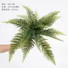 Samambaia Simulada Grama Persa Planta Verde Simulada Folhas de Samambaia de Camada Dupla Planta para Sala de Estar de Casa Ornamentos em Vaso Planta Verde