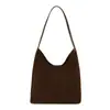 Bolso de Hombro Retro Estilo Coreano Escarchado de Gran Capacidad para Mujer 2025 Otoño Moda Simple de Gama Alta Bolso de Axila para Suegra