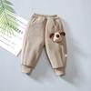 Roupas infantis para meninos engrossados forro de lã acolchoado calças de inverno calças de algodão novo 0-3 anos de idade 5 bebê calças casuais inverno moda ao ar livre