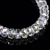 Cuentas de sandía bañadas en vidrio, cuentas de rueda de cristal, accesorios hechos a mano para DIY, materiales para pulseras, collares y joyería con cuentas
