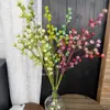 Planta de Fruta de Copo de Nieve Artificial Única para Decoración de Bodas, Material Floral de Rama Alta para Decoración Exterior y Paisajismo, Decoración de Flores Artificiales de Alta Gama