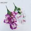 Orquídea Phalaenopsis Artificial al por Mayor 10 Ramas Flores para Proyectos Grandes para Decoración de Vestíbulo Flores Falsas de Comercio Exterior Ramo Transfronterizo