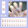 Drill wear armor gelo cor transparente flash Diamond 24 unhas postiças boxed terminado por atacado comprimidos de manicure de alta qualidade