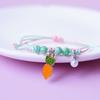Pulsera de Conejo Joven Estilo Bosque de Zanahorias para Pareja Mejor Amiga para Mujeres, Versátil, Moderna, Joyería de Moda