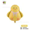 Estilo Ins Nudo de Lazo Conejo Globo de Papel de Aluminio Zanahoria Mate Globo con Forma de Dibujo Animado Decoración Atmósfera de Pascua
