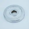 Discos para Barra de Pesas Gimnasio Levantamiento de Pesas Agujero Grande Accesorios para Barra de Pesas Equipo de Entrenamiento Fitness Levantamiento de Pesas Hierro Fundido Niquelado Discos para Mancuernas