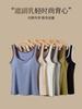 Camisola de Bloques de Color para Mujer Top Interior Verano Ropa Exterior sin Mangas Fondo Tirantes