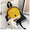 Bolso pequeño de lona combinable de estilo japonés 2023, nuevo bolso de mensajero pequeño pastoral fresco, bolso de hombro de estudiante femenino de estilo coreano, moda