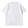 Camiseta de Hombre de Algodón Pesado de 300g con Hombros Descubiertos y Manga Corta, Camisa Publicitaria Personalizada, Ropa de Trabajo, Uniforme de Clase, Logo Estampado, Camisa Cultural