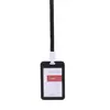 Juego de tarjetas tarjeta de trabajo insignia de doble cara cuerda para colgar tarjeta de exposición tarjeta de trabajo etiqueta de control de acceso para autobús etiqueta de empleado