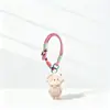 Novo Estilo Coreano Tecido Acolchoado Fofo Pequena Ovelha Chaveiro Pingente de Bolsa Boneca de Pelúcia Ornamento de Ovelha Presente para Menina