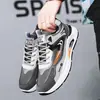 Zapatos casuales deportivos para hombre, zapatos casuales cómodos de suela blanda para hombre, zapatos casuales de suela gruesa para hombre, zapatos de moda y versátiles