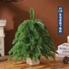 Nuevos adornos navideños de escritorio transfronterizos, mini árbol de Navidad nórdico de 45 cm y 60 cm, decoración navideña completa de PE