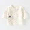 Ropa Kimono de Algodón de Clase A Sin Costuras para Bebé, Espalda Abierta, para Recién Nacidos, Todas las Estaciones, con Cierre Lateral, Ropa Base para Bebé, Ropa Infantil Anyang
