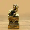 Bendición Propicia Creativa Fu Hu Mini Montículo de Piedra Manillar Pieza de Juego Adornos Decorativos de Escritorio Artesanía de Regalo
