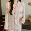Pijama com bojo, algodão nuvem, novo conjunto de duas peças fofo de animal de desenho animado para outono e inverno, pode ser usado fora