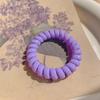 Elástico de Cabelo Roxo Uva Coreana Doce Anel de Celular Base Pequeno Fresco Anel de Cabelo Personalizado Acessórios de Cabelo para Menina
