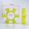 T95 tendón de res almohadilla hexagonal bomba de agua par rueda tendón de res elastómero flor de ciruelo rueda hexagonal 105 poliuretano bloque hexagonal punto