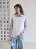 Chaleco de punto para mujer, otoño blanco, sin mangas, cuello redondo, tejido floral tridimensional, holgado, suave, dulce y encantador 2364