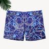Swim Trunks Masculino Adolescente Boxer com cordão confortável Cor Estudante conservador de três pontos Hot Spring Beach Swimsuit