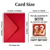 Set de Envelopes para Tarjetas de Agradecimiento de Cumpleaños de Nuevo Tamaño Grande 1 Transfronterizo para Enviar a Hermanas y Mejores Amigas Tarjetas de Regalo que Calientan el Corazón