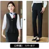 Conjunto de Colete Profissional para Primavera e Outono para Profissionais da Odontologia e Beleza, Roupa de Trabalho de Alta Qualidade para Recepcionistas de Hotel, Uniforme de Trabalho Feminino