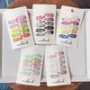 Set de Pasadores de Gota de Agua Dopamine para Niños con Estampado de Dibujos Animados, Pasadores para el Cabello de Bebé para Flequillo y Mechones Laterales de Niñas Pequeñas