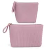 Bolsa de Maquiagem de Veludo para Segurar na Mão para Mulheres, Bolsa de Higiene Pessoal Portátil de Viagem de Grande Capacidade de Alto Padrão, Bolsa de Armazenamento, Design Simples