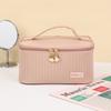 Bolsa de Cosméticos Transfronteriza Gran Capacidad Modelo Nuevo 2026 PU Impermeable Portátil para Viaje de Mujer Bolsa de Almacenamiento al por Mayor