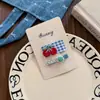 Nuevo Pasador de Encaje Azul Denim Fresco Versátil Accesorio para el Cabello de Niña Pinza para el Cabello Flequillo Pasador Lateral Adorno para el Cabello