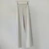 Nuevos pantalones de yoga de estilo europeo y americano con sensación de segunda piel, doblemente pulidos, para mujer, pantalones largos casuales holgados de pierna ancha, de cintura alta, levanta glúteos con forma de melocotón, largos para fitness de otoño