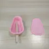 Forma de Gelo de Silicone com Tampa Picolé Gelo Pop Molde de Sorvete Liberação Fácil Sorvete Forma de Gelo Venda por Atacado
