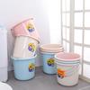 Liangbao Home Cubeta Engrosada Portátil de Plástico Cubeta para Lavandería Baño Cubeta de Almacenamiento para Dormitorio de Estudiantes Venta al por Mayor de Cubetas