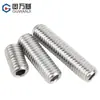 Tornillo Prisionero de Acero Inoxidable 316 con Punta Plana, Hexagonal, para Máquina, Sin Cabeza M2M3M4M5M6 Din913