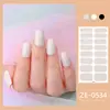 Zhengxiang Pegatinas para Uñas Nuevas Transfronterizas Película de Esmalte Impermeable Pegatinas para Uñas de Celebridades de Internet Europeas y Americanas Cobertura Total Amazon Mayorista