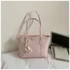 Bolso tote de gran capacidad, simple y moderno, para estudiantes universitarios y profesionales que trabajan, nuevo y de moda 2026, estilo coreano, para llevar al hombro