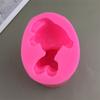 Molde DIY fofo de gatinho tridimensional de silicone para açúcar, confeitaria, mousse, bolo, ferramentas de decoração para assar