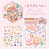 Pegatinas de Paisajismo en Miniatura Zaomu, Serie Tienda de Esquina, Lindas Pegatinas Estéreo 3D Apiladas para Cuaderno de Cabina