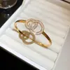 Moda Transfronteriza Europea y Americana Forma de Serpiente de Circonita Pulsera Geométrica Lujo Ligero Sensación de Alta Gama Pulsera Diseño de Nicho Joyería de Mano de Moda para Mujeres