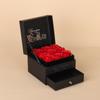 Caja de Regalo de Flores Eternas de Doble Capa Venta al por Mayor Punto Día de San Valentín Chino Caja de Regalo Creativa de Doble Capa con Nueve Compartimentos Tipo Cajón