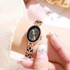 Nuevo Reloj de Lujo con Pedrería para Mujer, Esfera Redonda Pequeña, Temperamento de Moda, Reloj de Pulsera Pequeño con Diamantes de Colores
