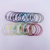 Llavero de color caramelo directo de fábrica cuerda de alambre pintada con color etiqueta ins cuerda de llave de dibujos animados para bolsa pintura