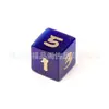 Suministro Directo de Fábrica Dnd Dungeons and Dragons Juego de Mesa Poliedro Z09 Azul Medio Ojo de Gato Siete Dados