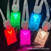 Barra flash colorida de alta calidad KTV trabajo colgante puede hacer insignia LOGO LED etiqueta luminosa para cordón