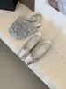 Sapatos Baixos de Bico Quadrado Suaves Estilo Francês para Mulheres, Novidade Primavera/Verão 2026 Sapatilhas de Cetim com Laço, Bico Quadrado, Solado Macio