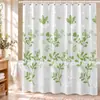 Comercio Exterior Venta Caliente Cortina de Ducha Impermeable Antimoho PEVA Lujo Ligero Baño Inodoro Cortina Divisoria sin Taladro Cortina Colgante