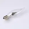 Bombilla de Luz Trasera Pull Bombilla Vela Llama Bombilla Tipo Vela C35 Bombilla Llama Parpadeante 110-240V1W Bombilla de Luz de Decoración Navideña