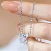 Colar com Pingente Dança da Borboleta Exquisito Transfronteiriço, Doce e Brilhante com Diamantes, Corrente para Clavícula de Luxo Leve, Venda Direta da Fábrica