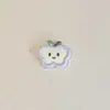 Nuevos Accesorios de Manzana con Cara Sonriente de Tamaño Pequeño, Materiales de Decoración para Fundas de Teléfono DIY, Zapatos con Agujeros, Pinzas para el Cabello y Accesorios para el Cabello