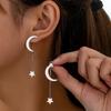 Pendientes colgantes con diseño de sol y luna, estrellas antiguas, retro, de AliExpress, estación independiente europea y americana, en stock, venta al por mayor.